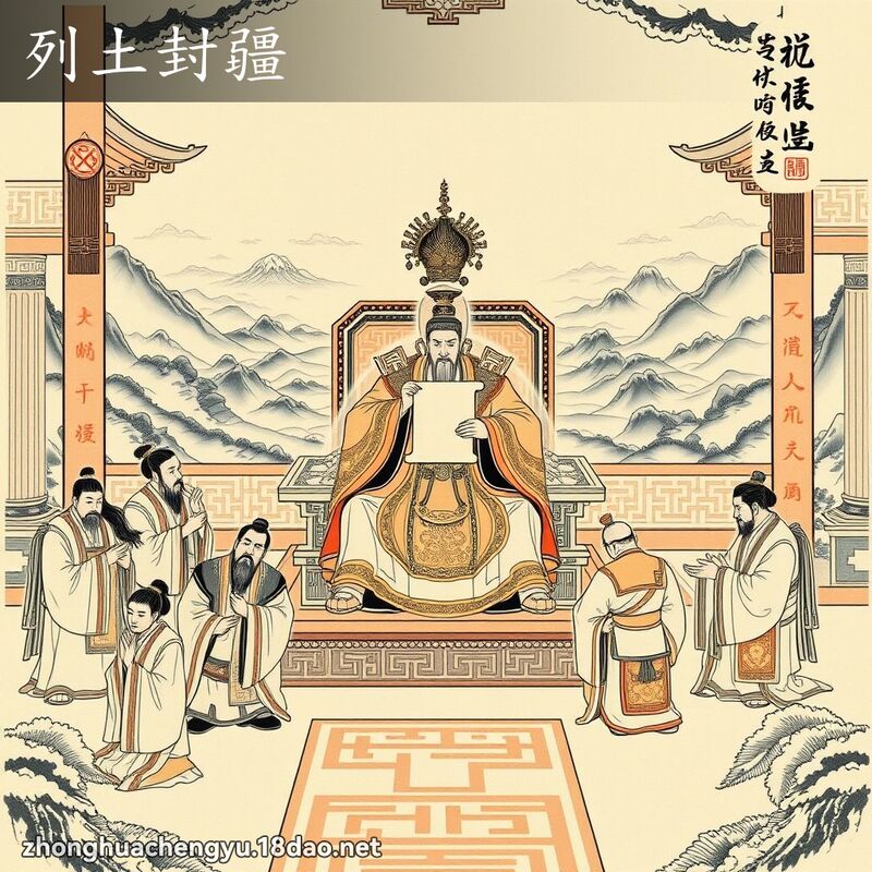 列土封疆 - 中華成語配圖