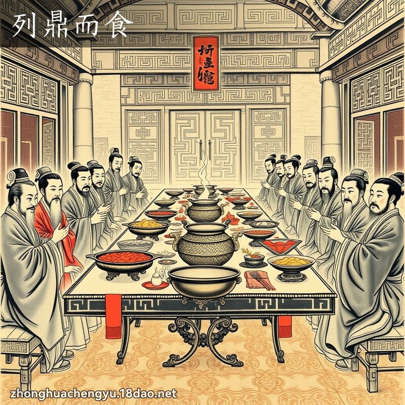 列鼎而食 配图