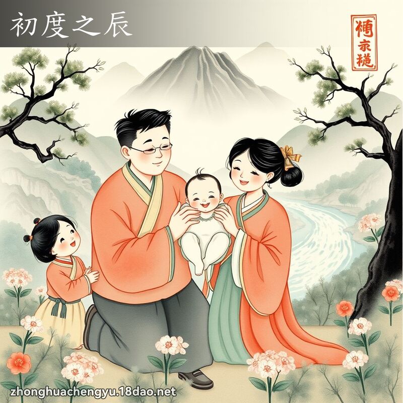 初度之辰 - 中华成语配图