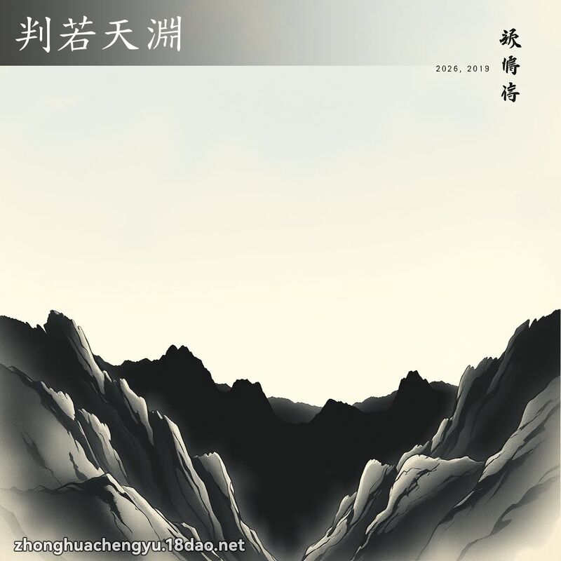 判若天渊 配图