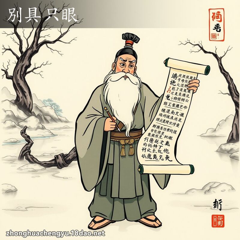 別具只眼 配图