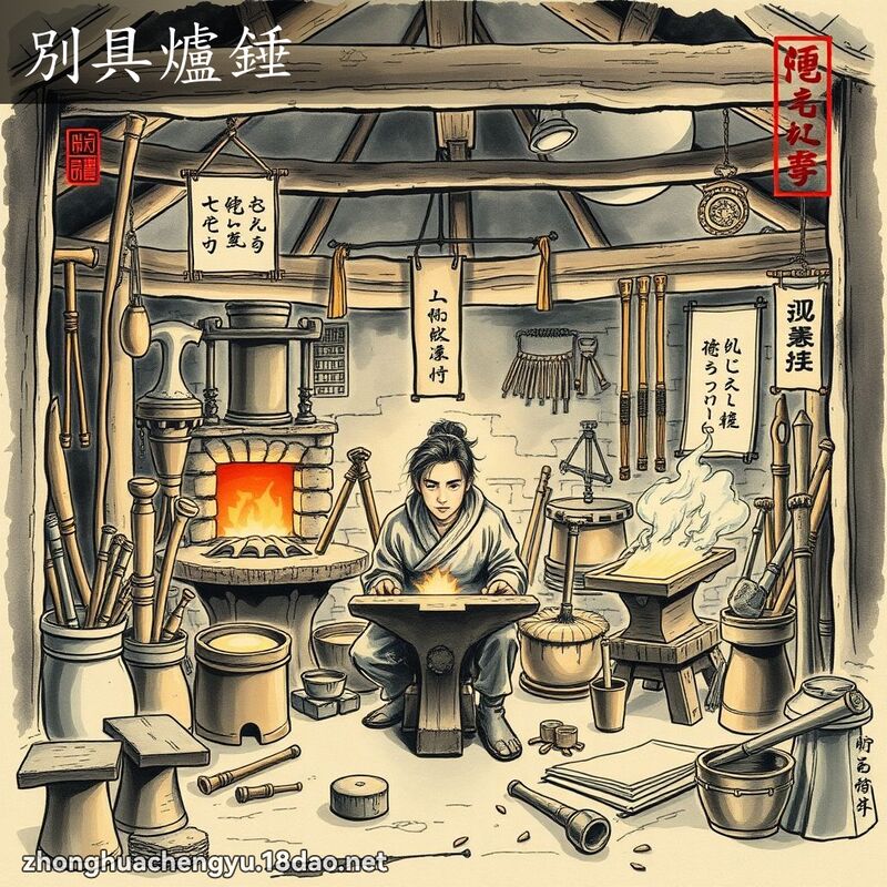 別具爐錘 - 中華成語配圖