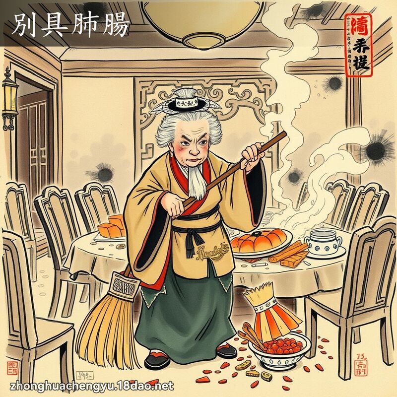 別具肺肠 - 中华成语配图