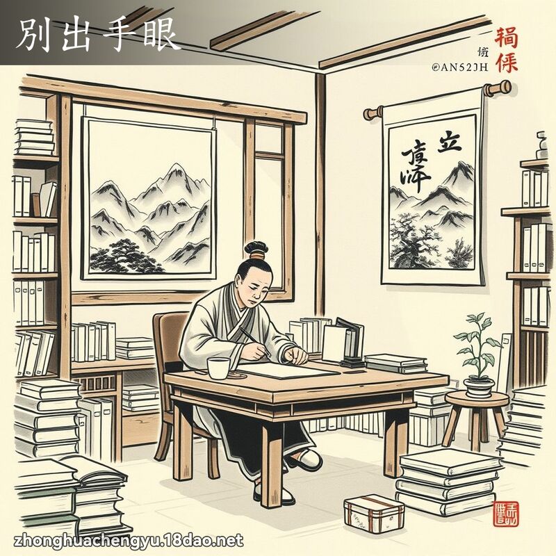 別出手眼 - 中華成語配圖