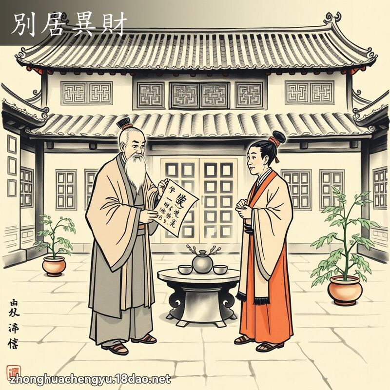 別居异财 配图