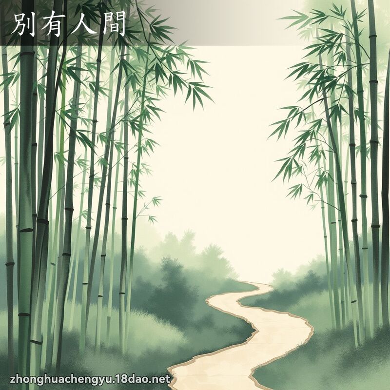 別有人間 - 中華成語配圖
