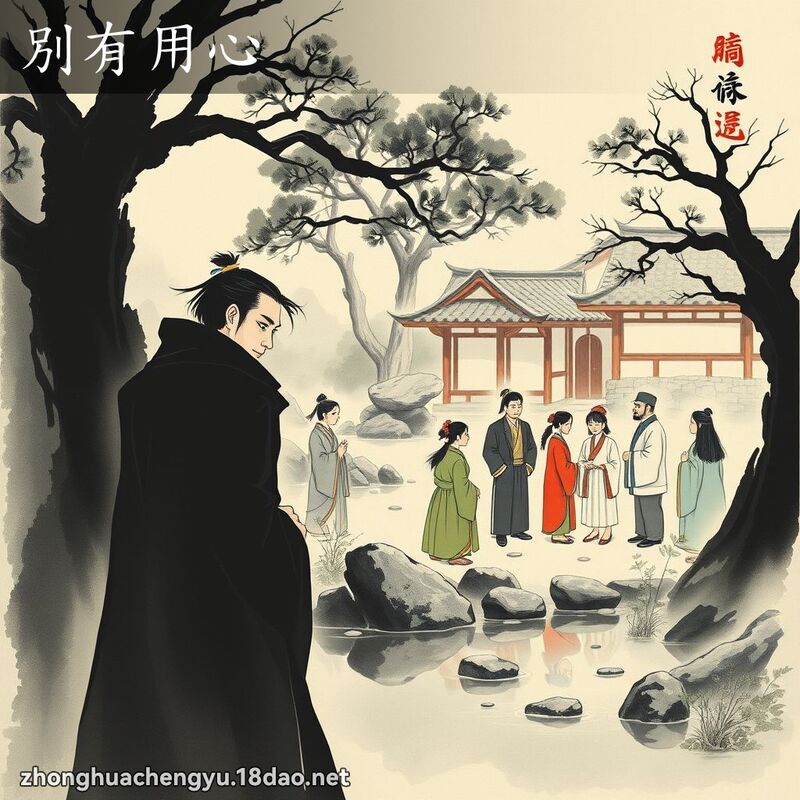 別有用心 - 中華成語配圖