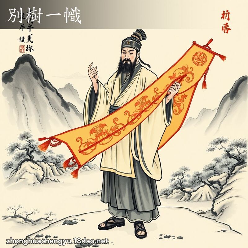 別樹一幟 - 中華成語配圖