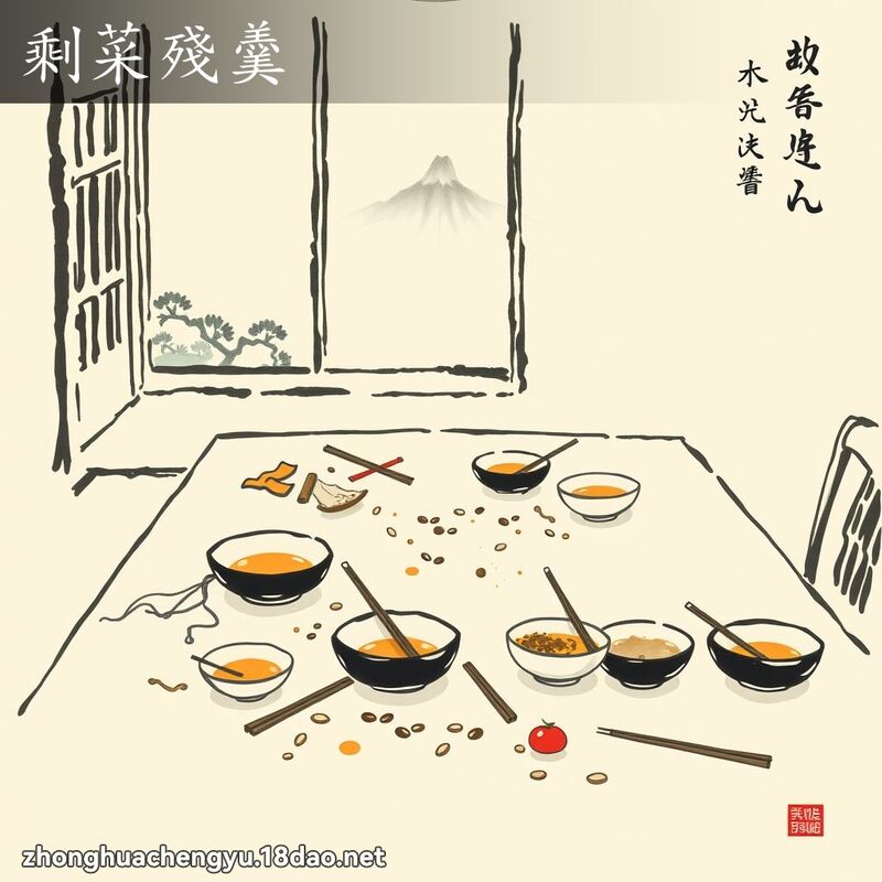 剩菜殘羹 配图
