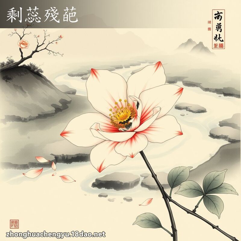 剩蕊殘葩 配图