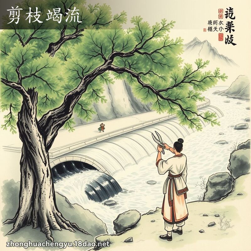 剪枝竭流 配图