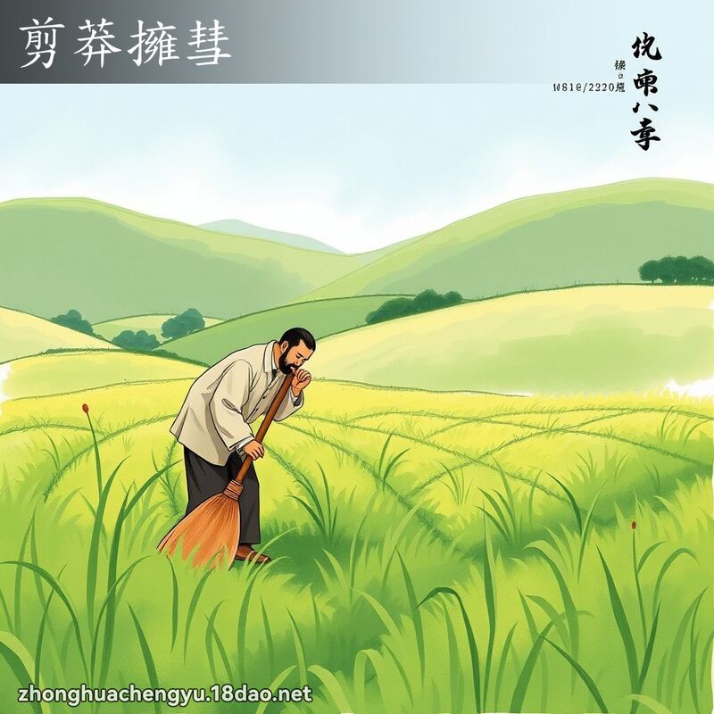 剪莽擁彗 配图