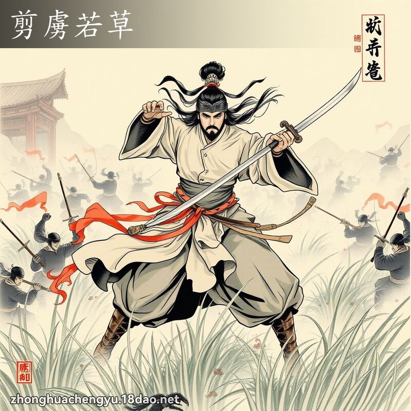 剪虜若草 配图