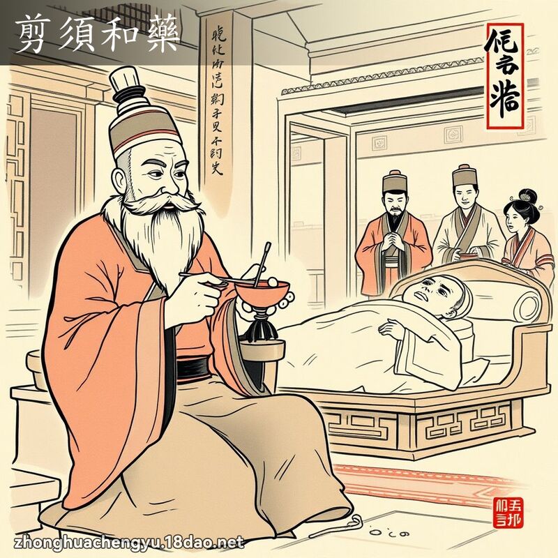 剪須和藥 配图