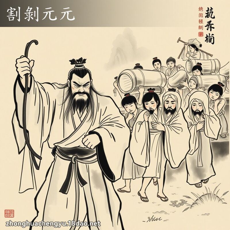 割剝元元 配图