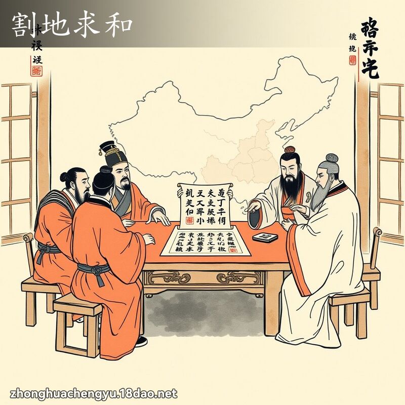 割地求和 配图