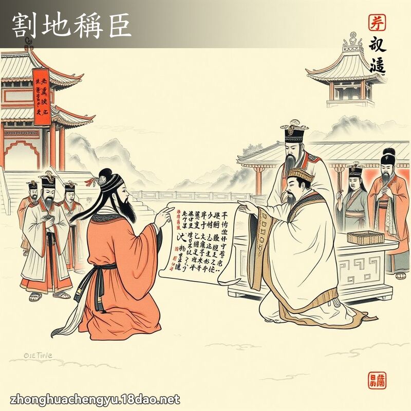 割地稱臣 配图