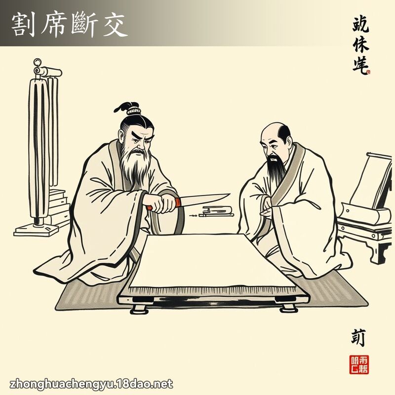割席斷交 配图