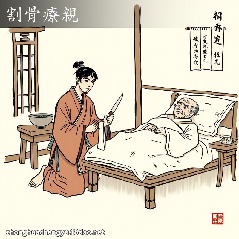 割骨療親 配图
