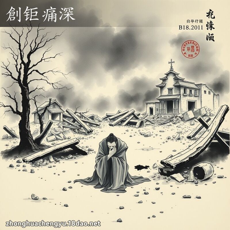 創钜痛深 配图