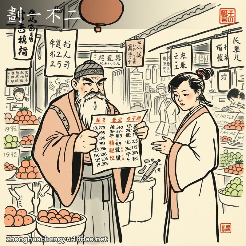 劃一不二 配图