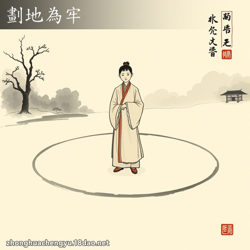 劃地為牢 配图