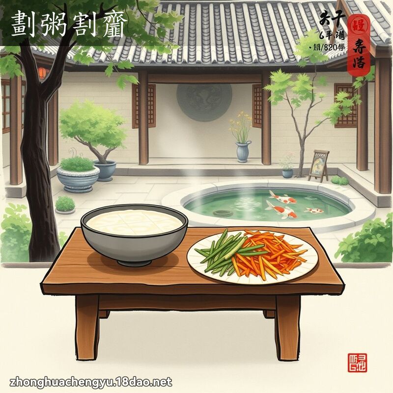 劃粥割齏 配图