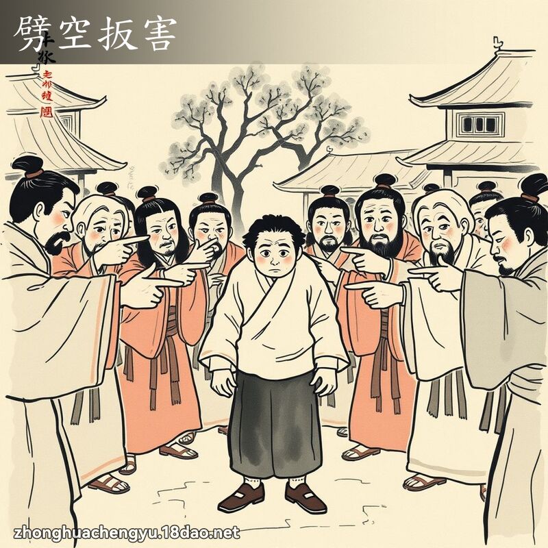 劈空扳害 配图