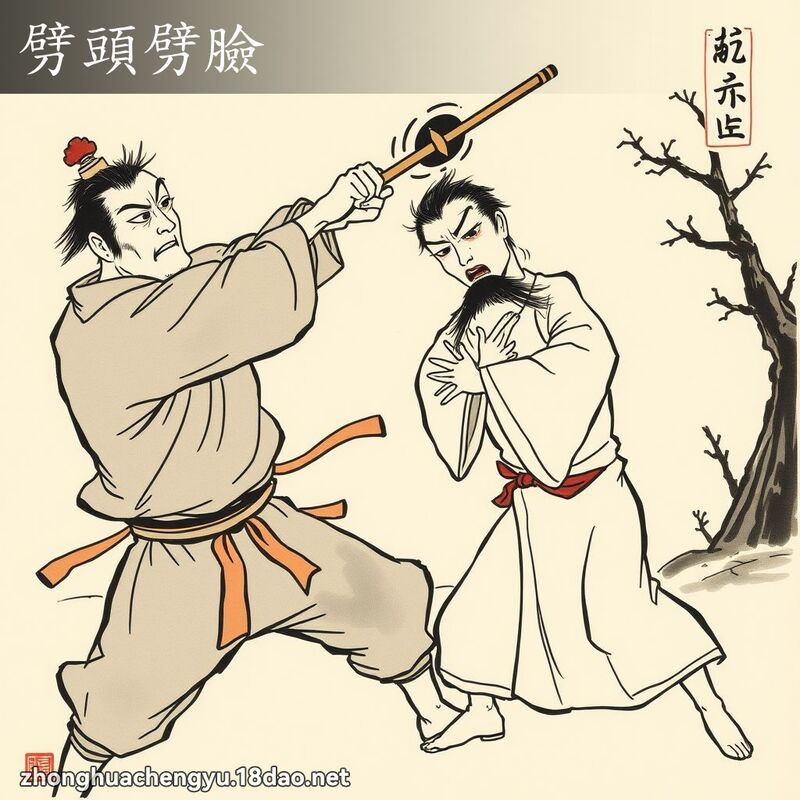 劈頭劈臉 配图