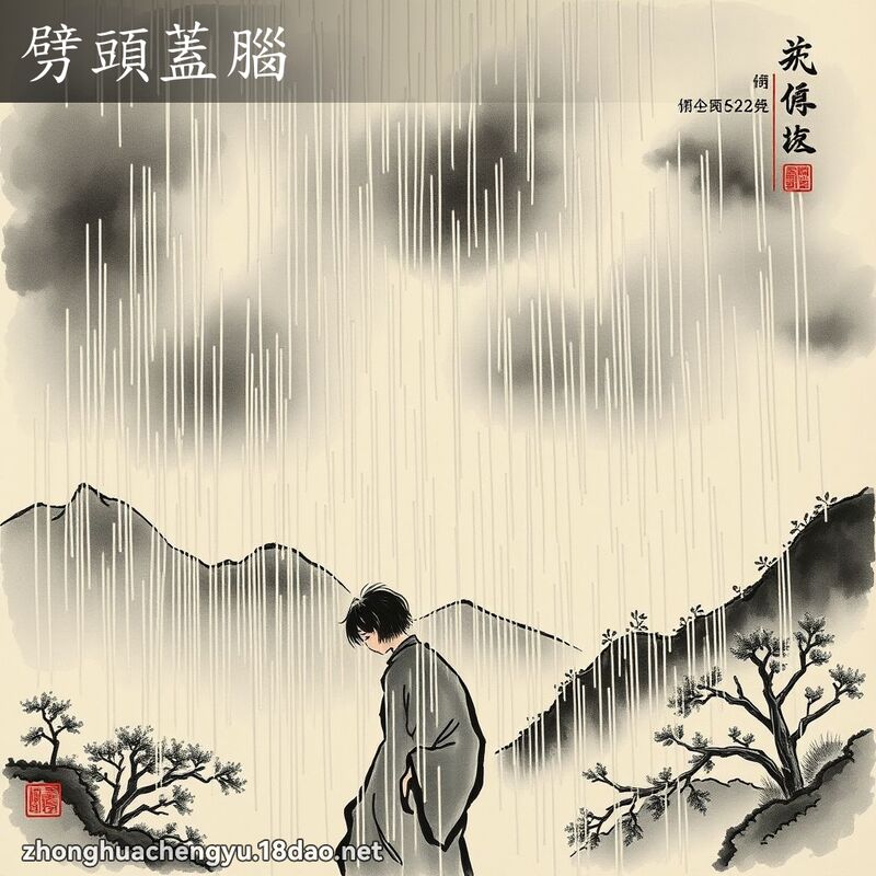 劈頭蓋腦 配图