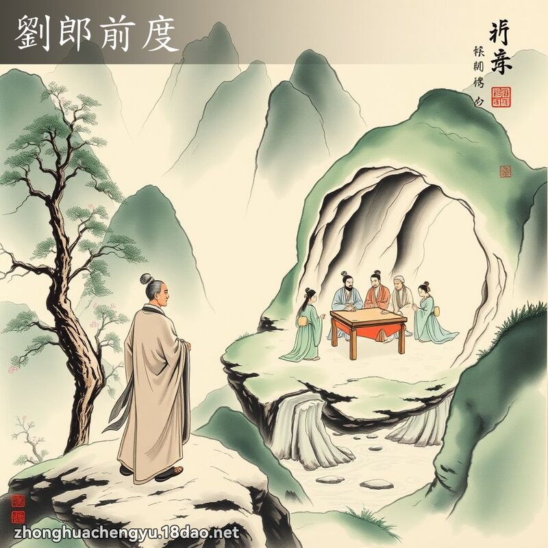 劉郎前度 配图