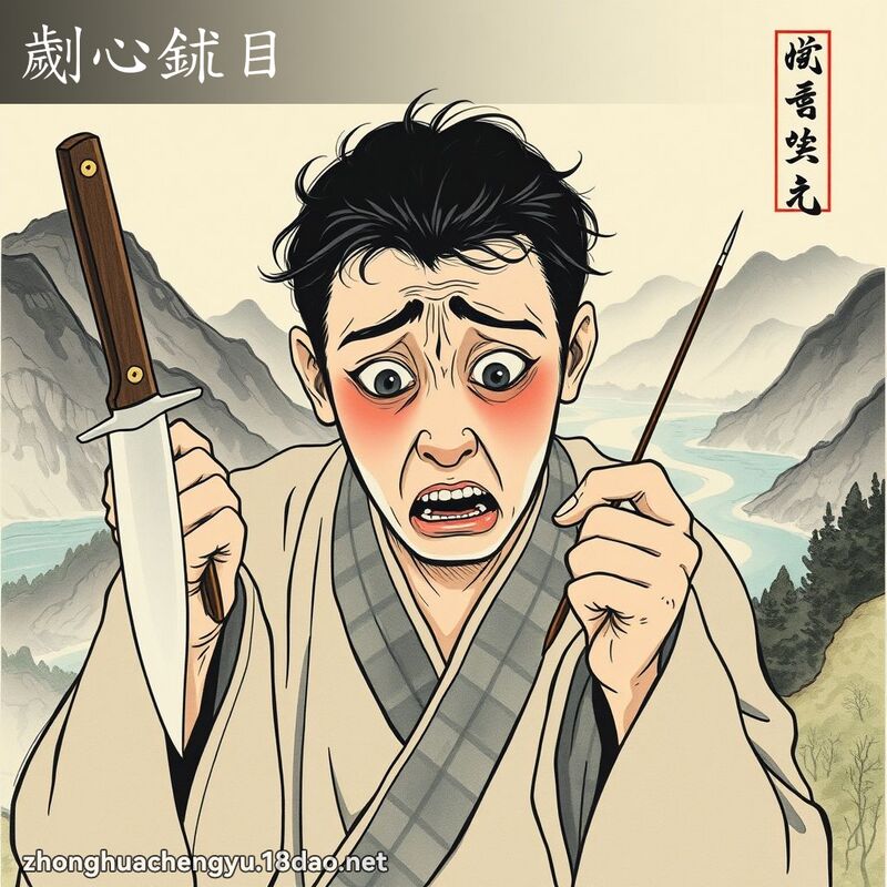 劌心鉥目 配图