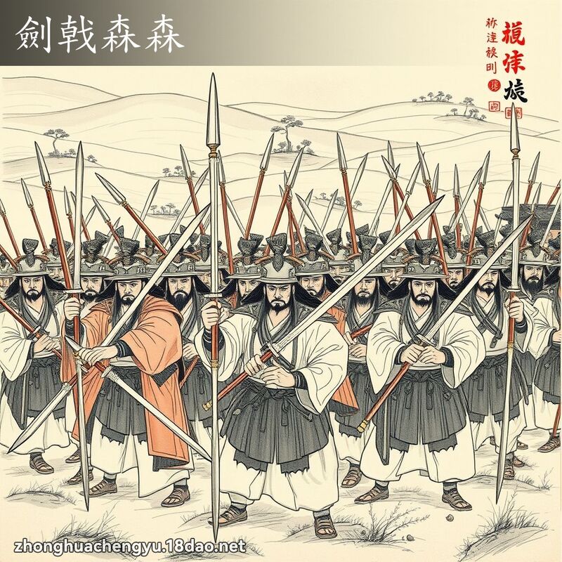 劍戟森森 配图