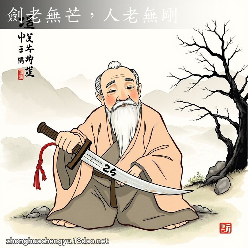 劍老無芒,人老無剛 配图