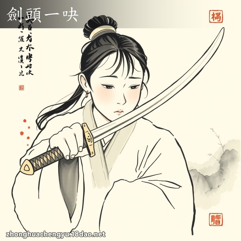 劍頭一吷 配图