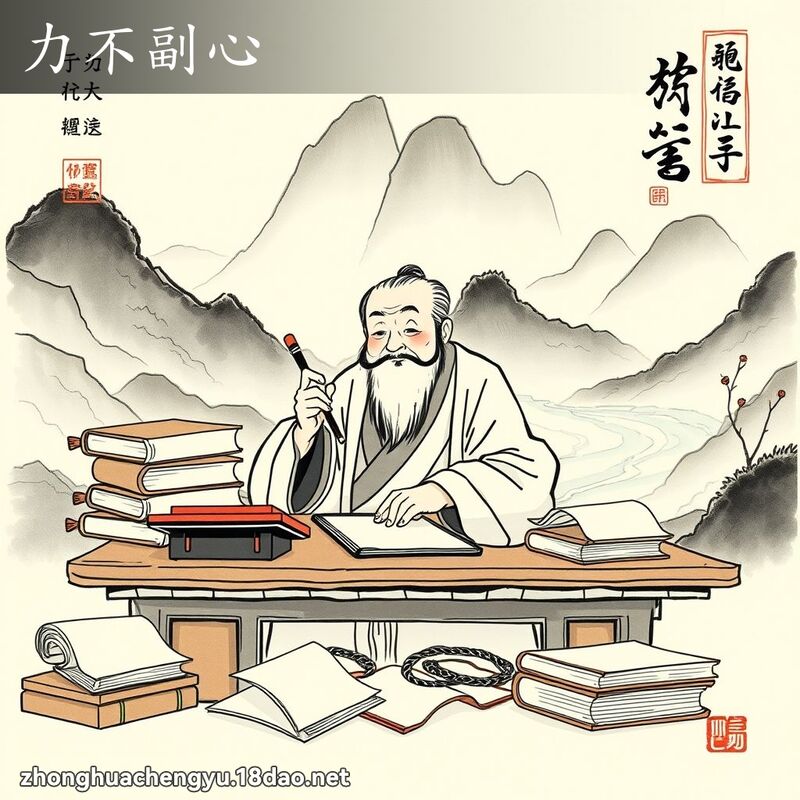 力不副心 配图