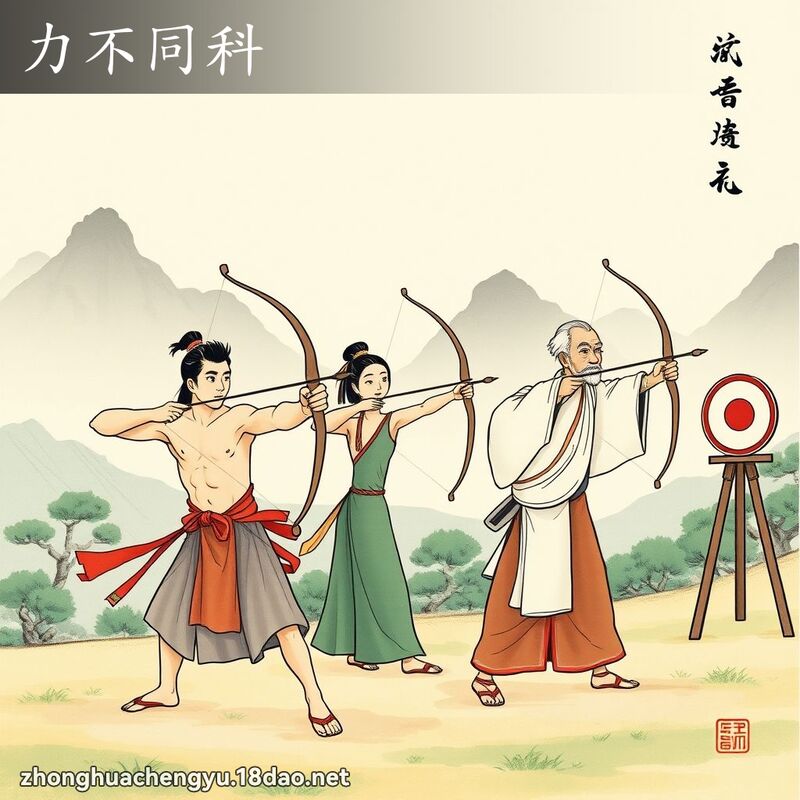 力不同科 配图