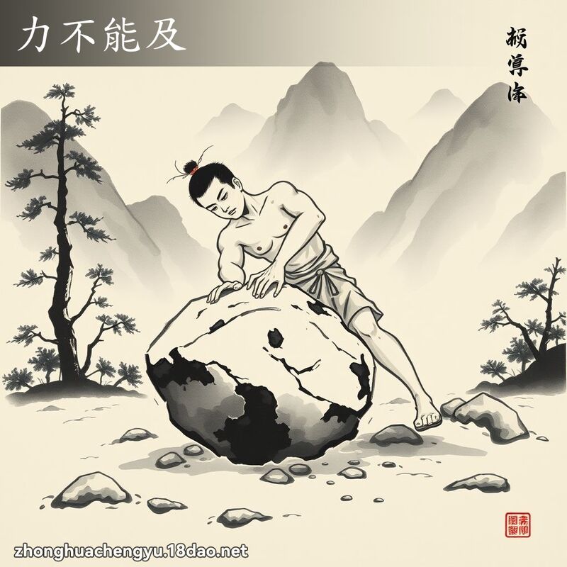 力不能及 配图