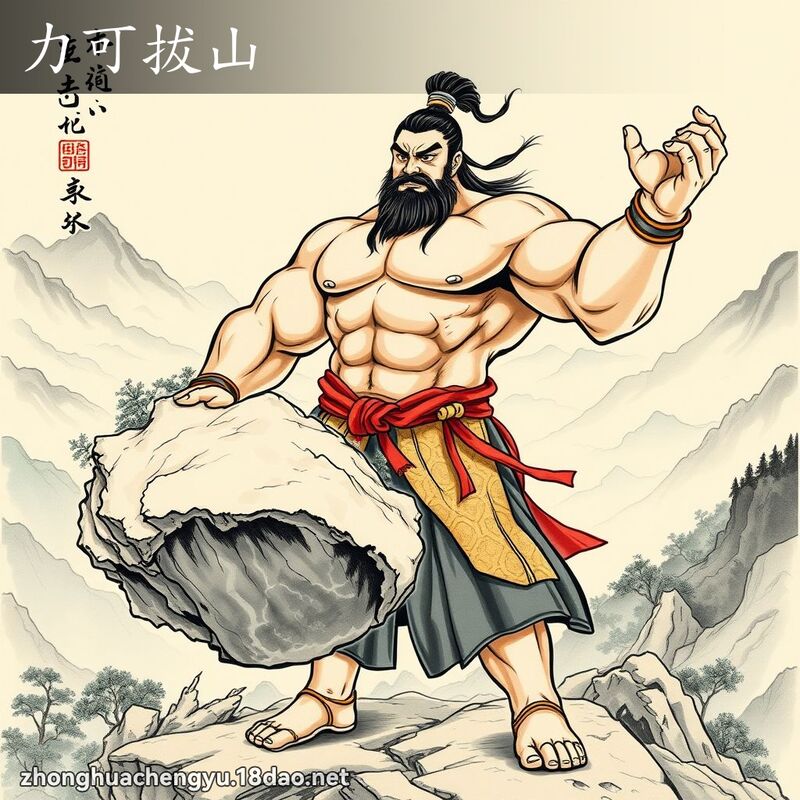 力可拔山 配图
