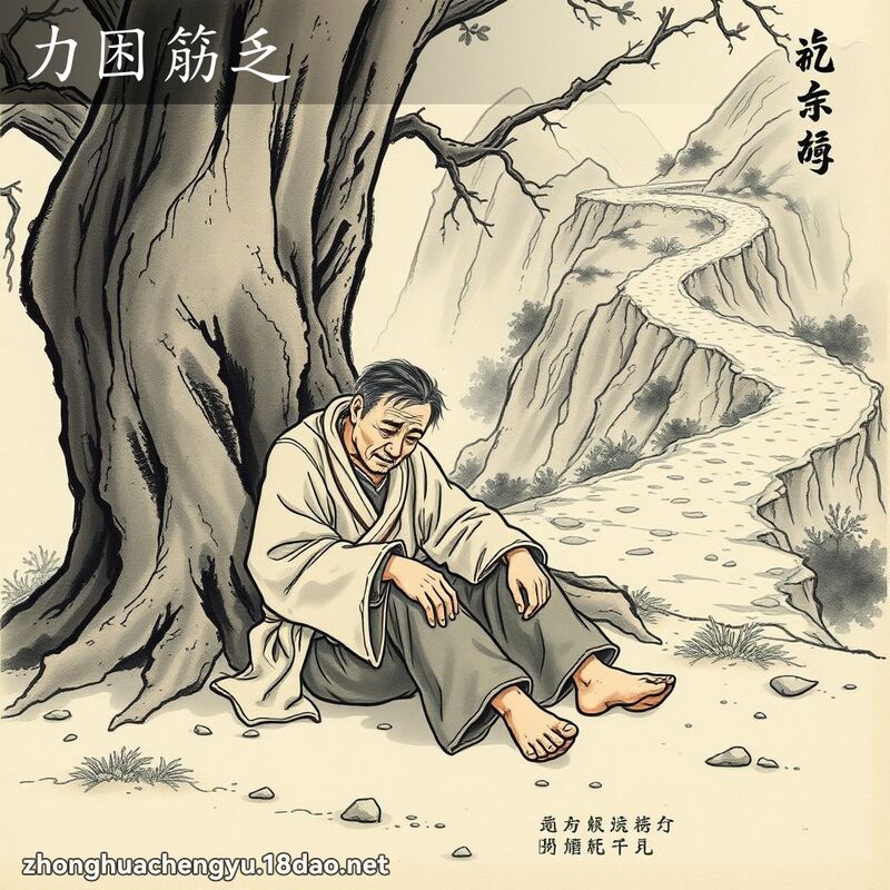 力困筋乏 配图
