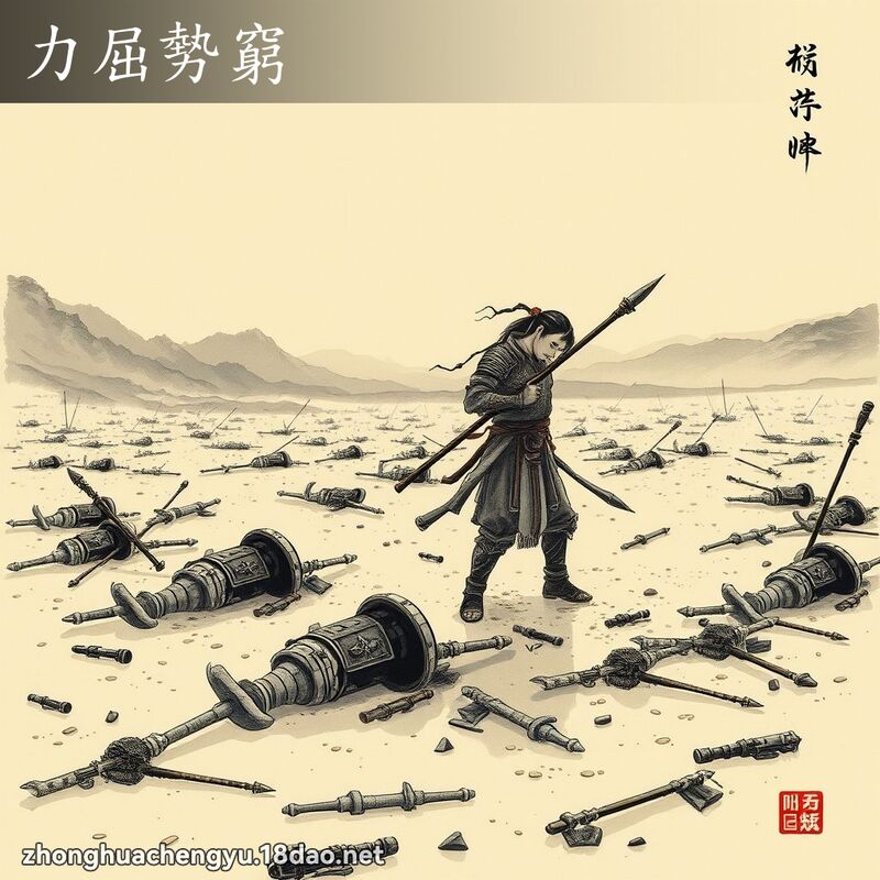 力屈勢窮 配图