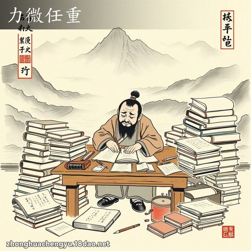力微任重 配图