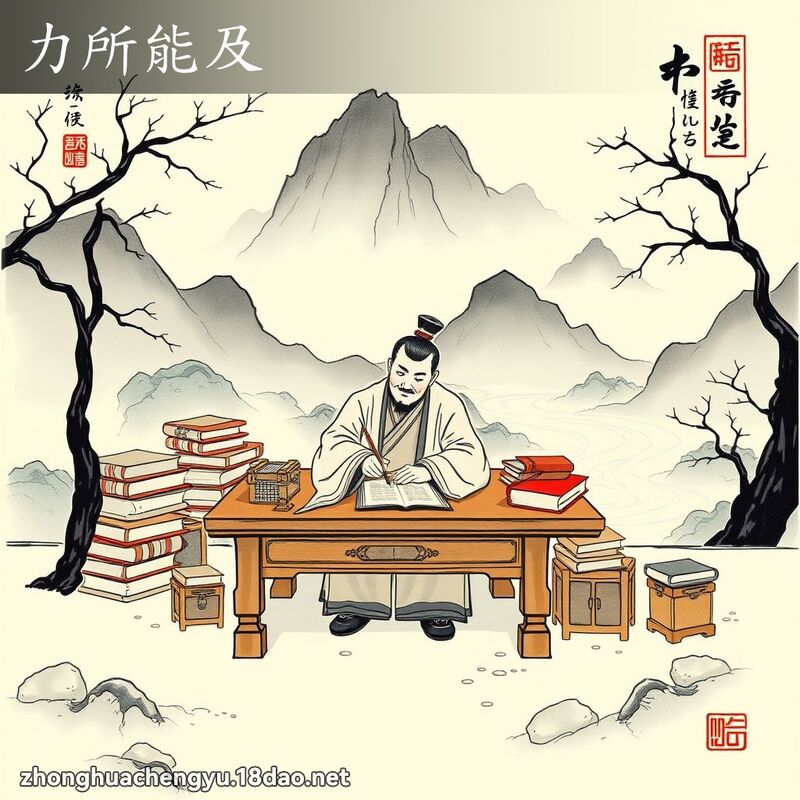 力所能及 配图