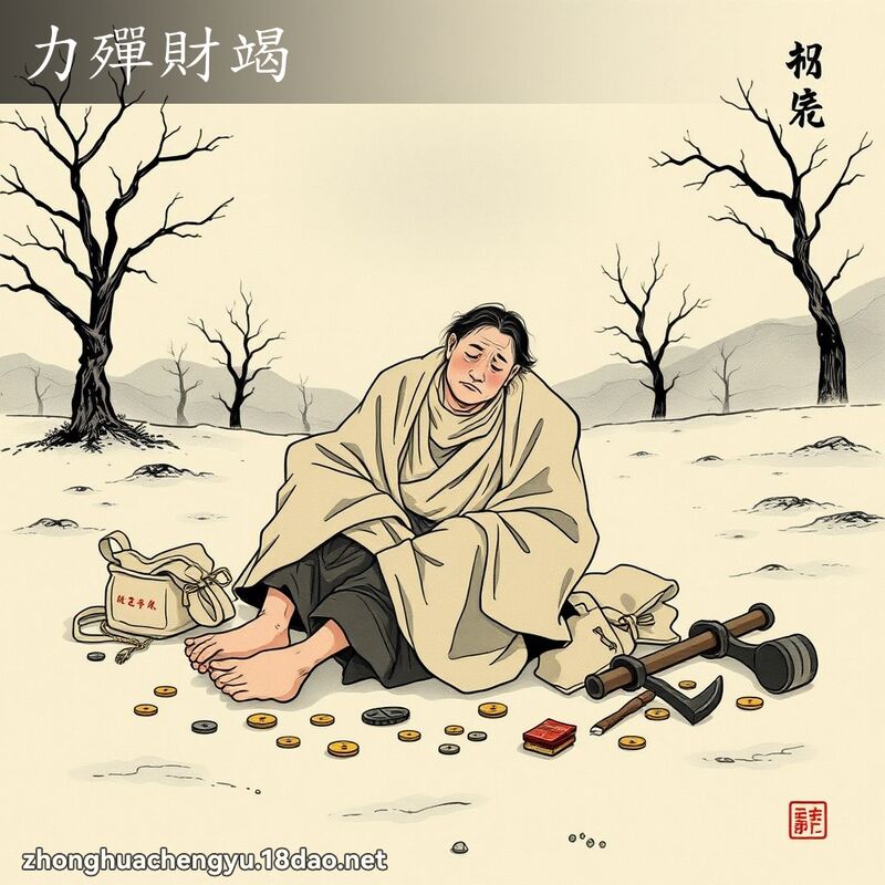 力殫財竭 配图