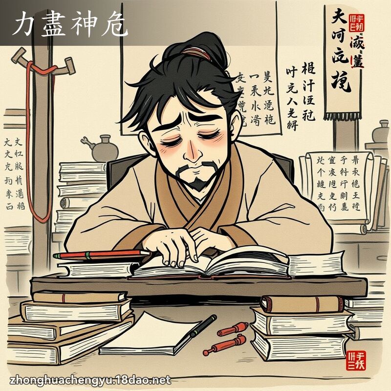 力盡神危 配图