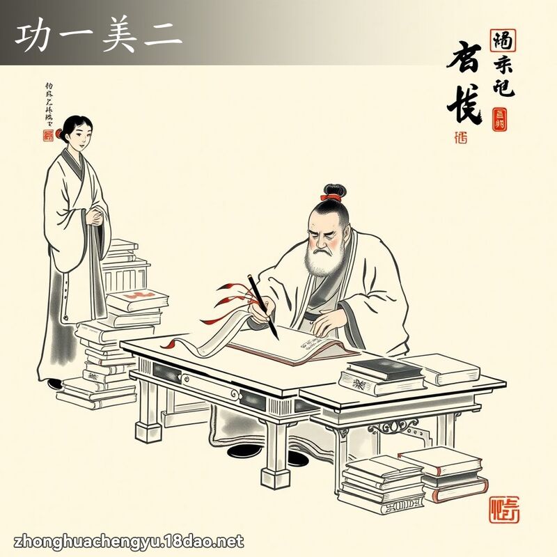 功一美二 配图