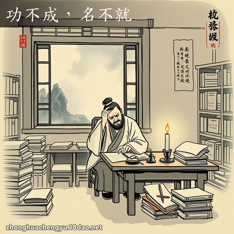 功不成,名不就 配图