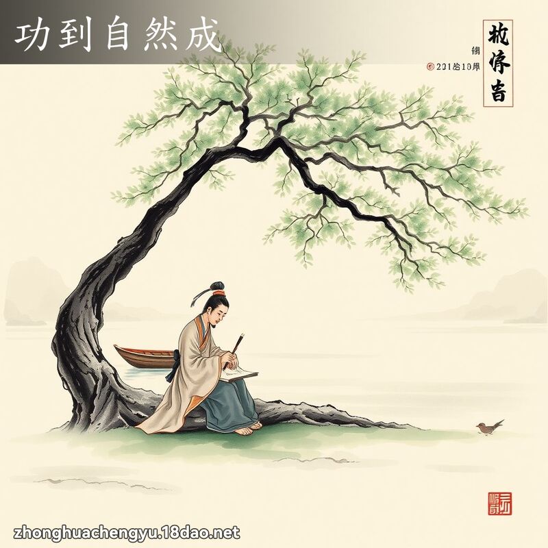 功到自然成 配图
