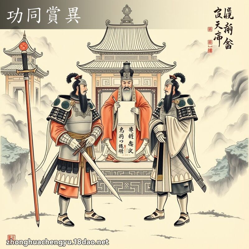 功同賞異 配图