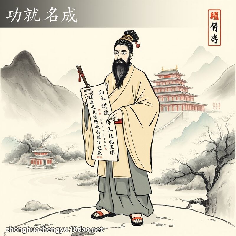 功就名成 配图
